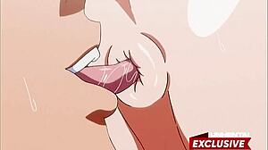 Vagina fuck and big boobs in anime porn